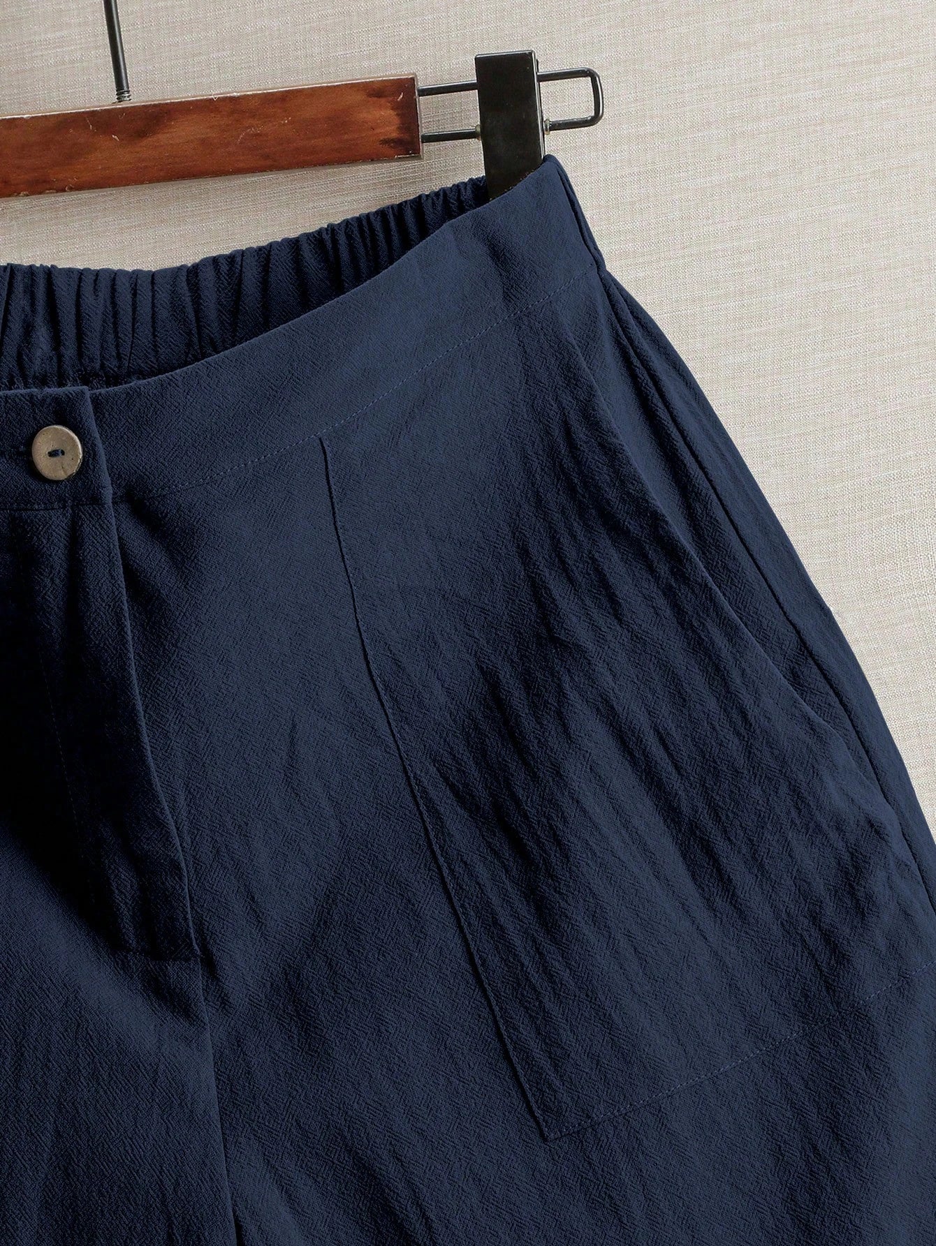 Zayélia Women's Linen Casual Loose Pocket Shorts, Versatile