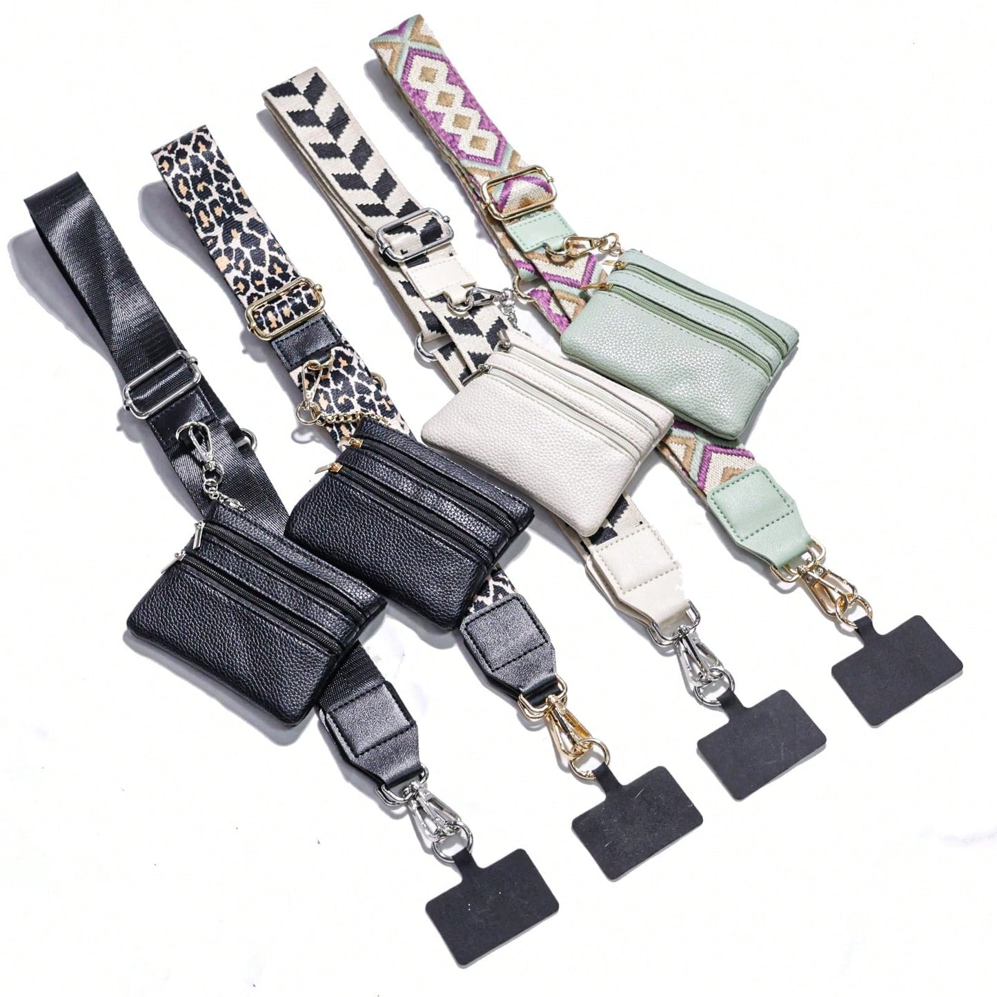 Zipper Pocket Phone Lanyard, Zipper Phone Case With Lanyard, Card Slots Wallet, Adjustable Crossbody Phone Lanyard, Crossbody Phone Lanyard With Shoulder Strap, Shoulder Or Wrist Phone Lanyard